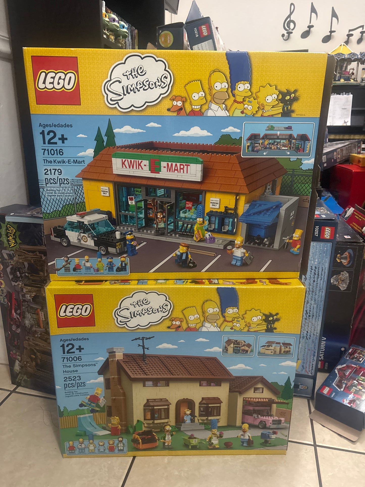 Simpsons house, kwik-E, diorama