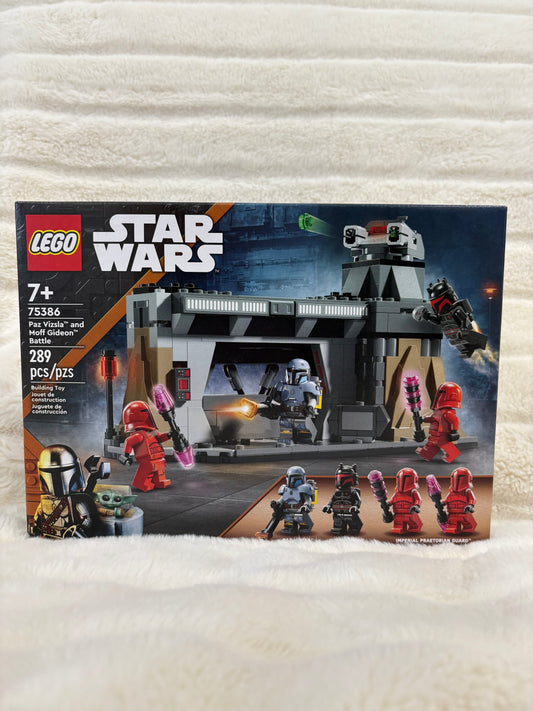 Lego Paz Vizsla and Moff Gideon Battle (75386)
